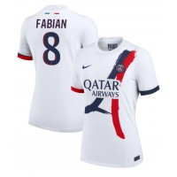 Paris Saint-Germain Fabian Ruiz #8 Udebanetrøje Dame 2024-25 Kortærmet